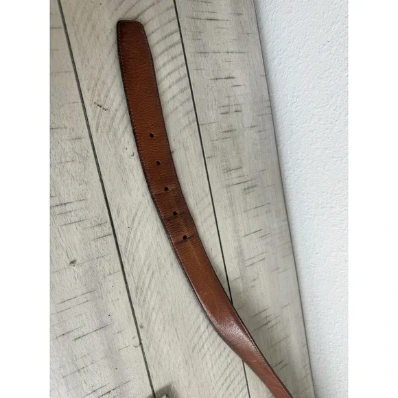 Florsheim mens belt Genuine Italian leather Made In Italy brown Sz 42/105 - Picture 5 of 10